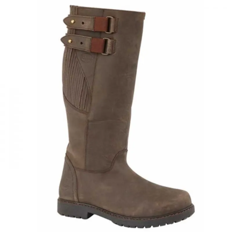 Woodland BLAKE Mens Waxy Leather Country Boots Dark Brown sold by Shuperb