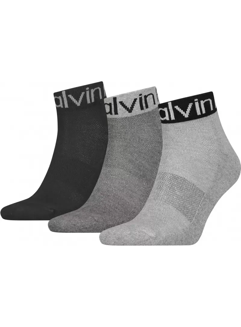 3 Pack LOGO Mens Ankle Socks Multi sold by Shuperb