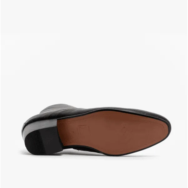 Club Cubano MARIO Mens Leather Cuban Heel Boots Black sold by Shuperb product image thumbnail 4