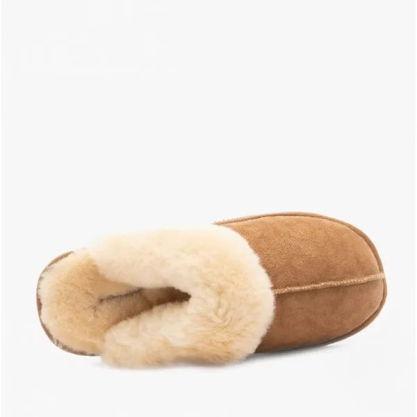 Shepherd JESSICA Womens Sheepskin Mules Brown sold by Shuperb product image thumbnail 3