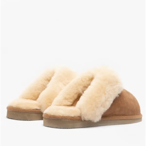 Shepherd JESSICA Womens Sheepskin Mules Brown sold by Shuperb product image thumbnail 5