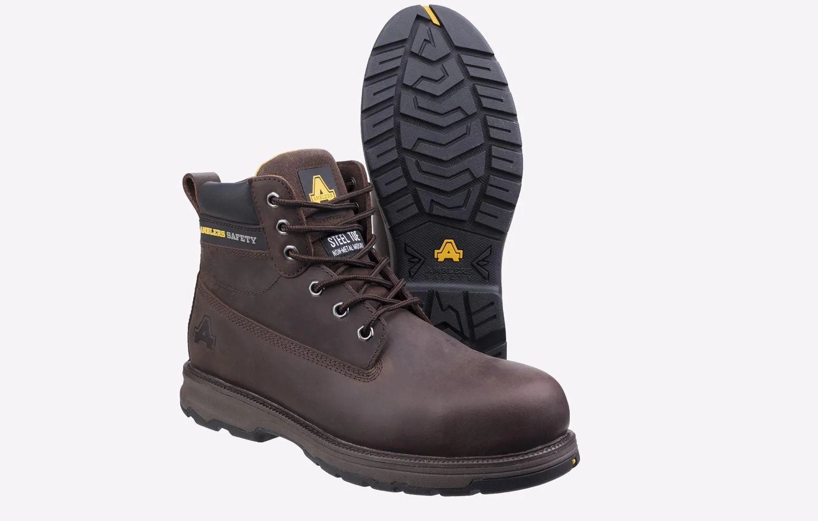 AS170 Mens Safety Boots Brown sold by Shuperb product image thumbnail 3