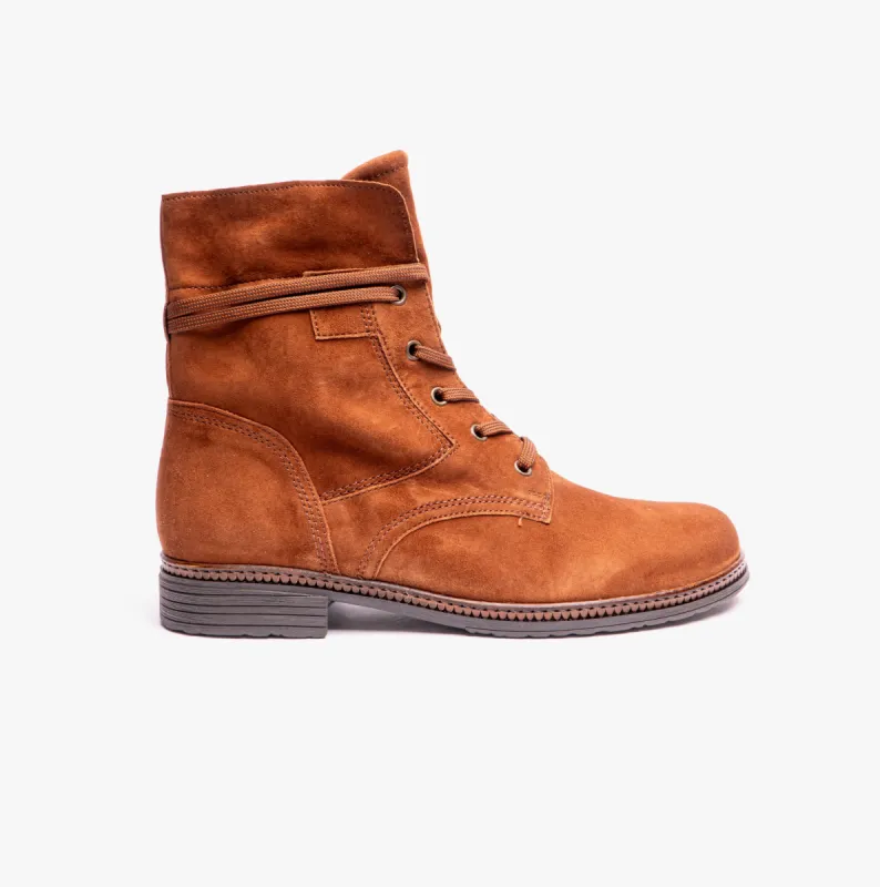 NERISSA Womens Ankle Boots Tan sold by Shuperb