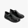 KICK T BAR PATENT Girls Leather Shoes Black sold by Shuperb