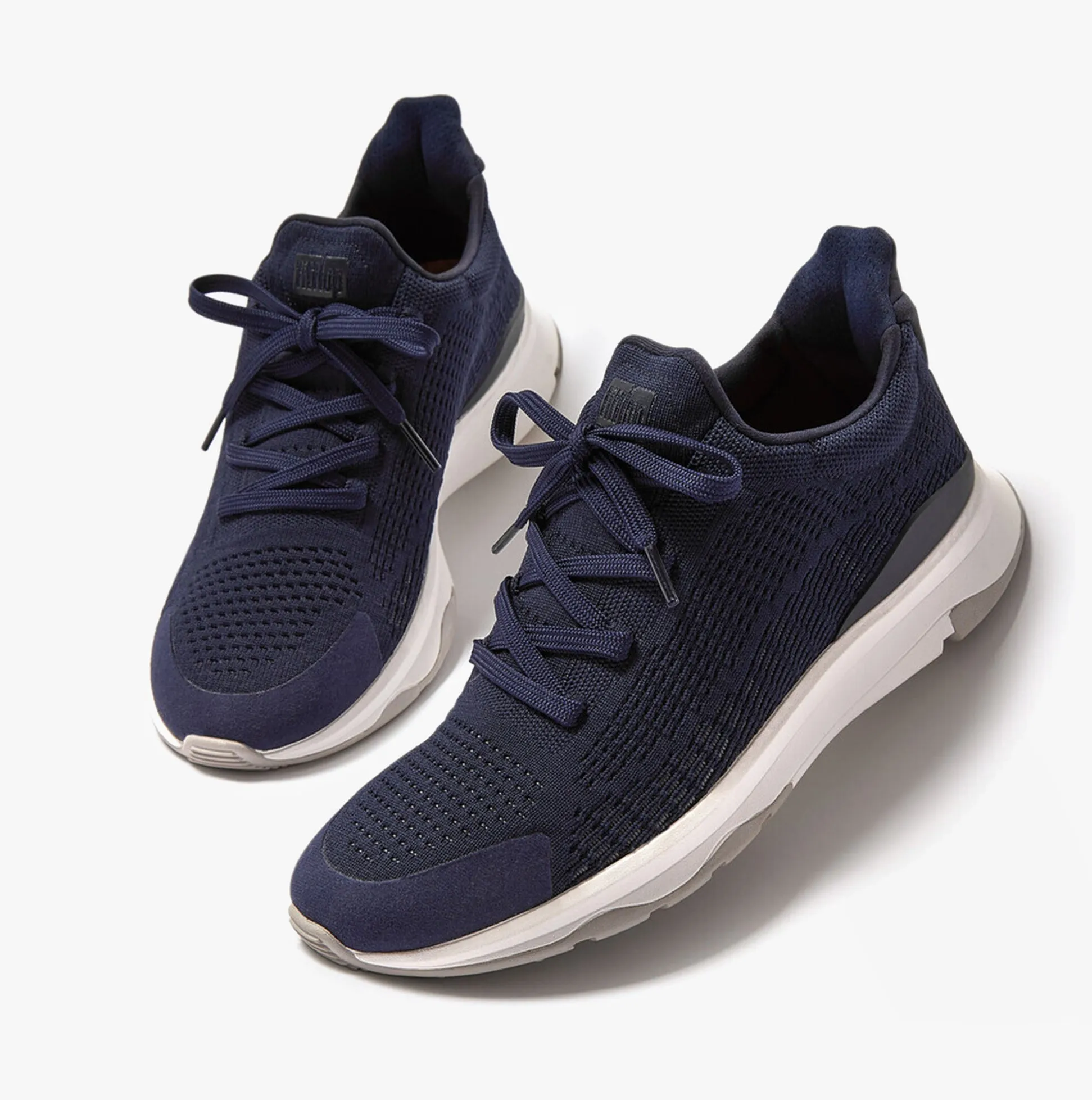 FitFlop VITAMIN FFX Womens Knit Sport Trainers Tiptoe Midnight Navy Mix sold by Shuperb product image thumbnail 4