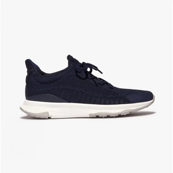 FitFlop VITAMIN FFX Womens Knit Sport Trainers Tiptoe Midnight Navy Mix sold by Shuperb
