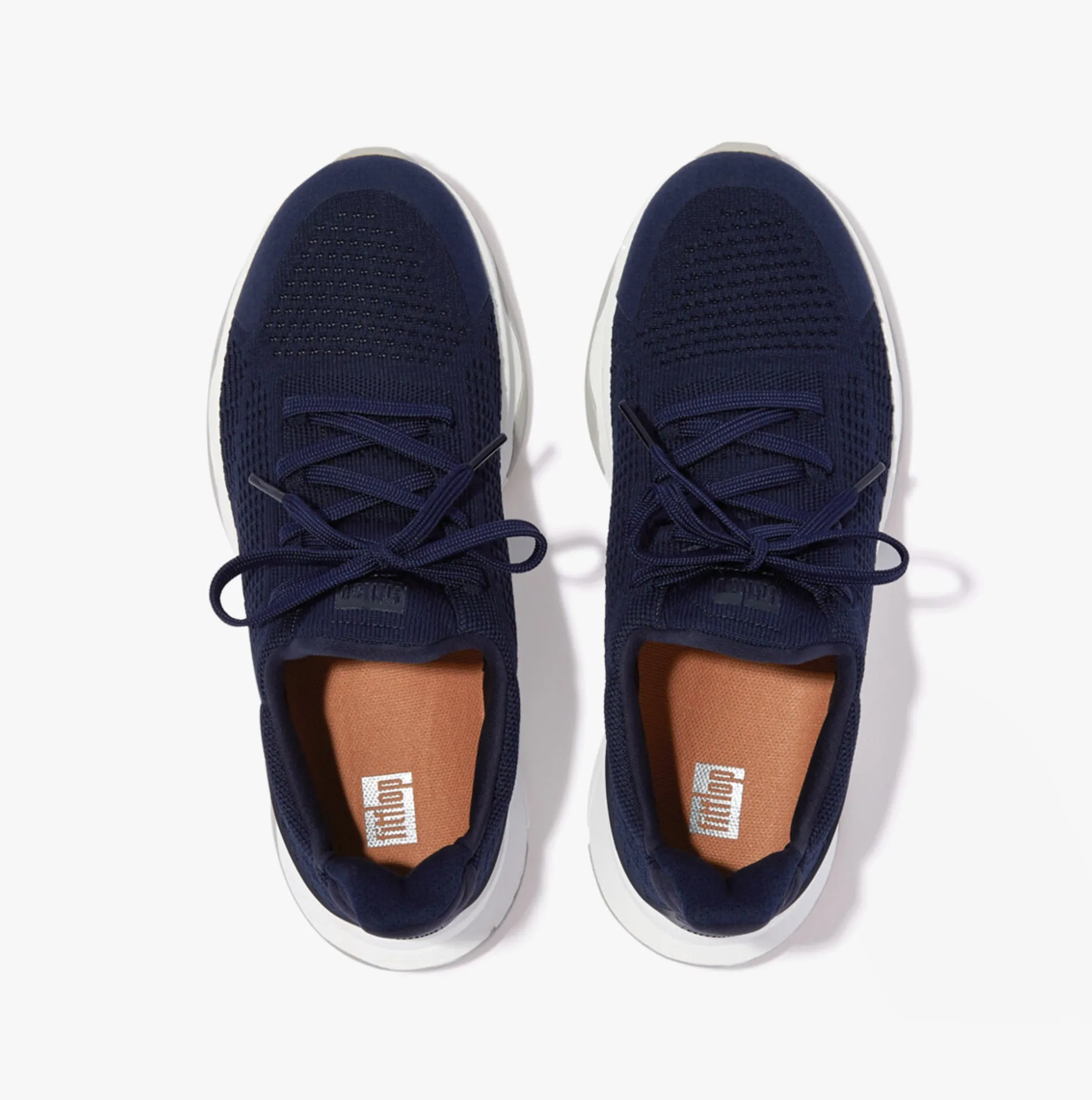 FitFlop VITAMIN FFX Womens Knit Sport Trainers Tiptoe Midnight Navy Mix sold by Shuperb product image thumbnail 5