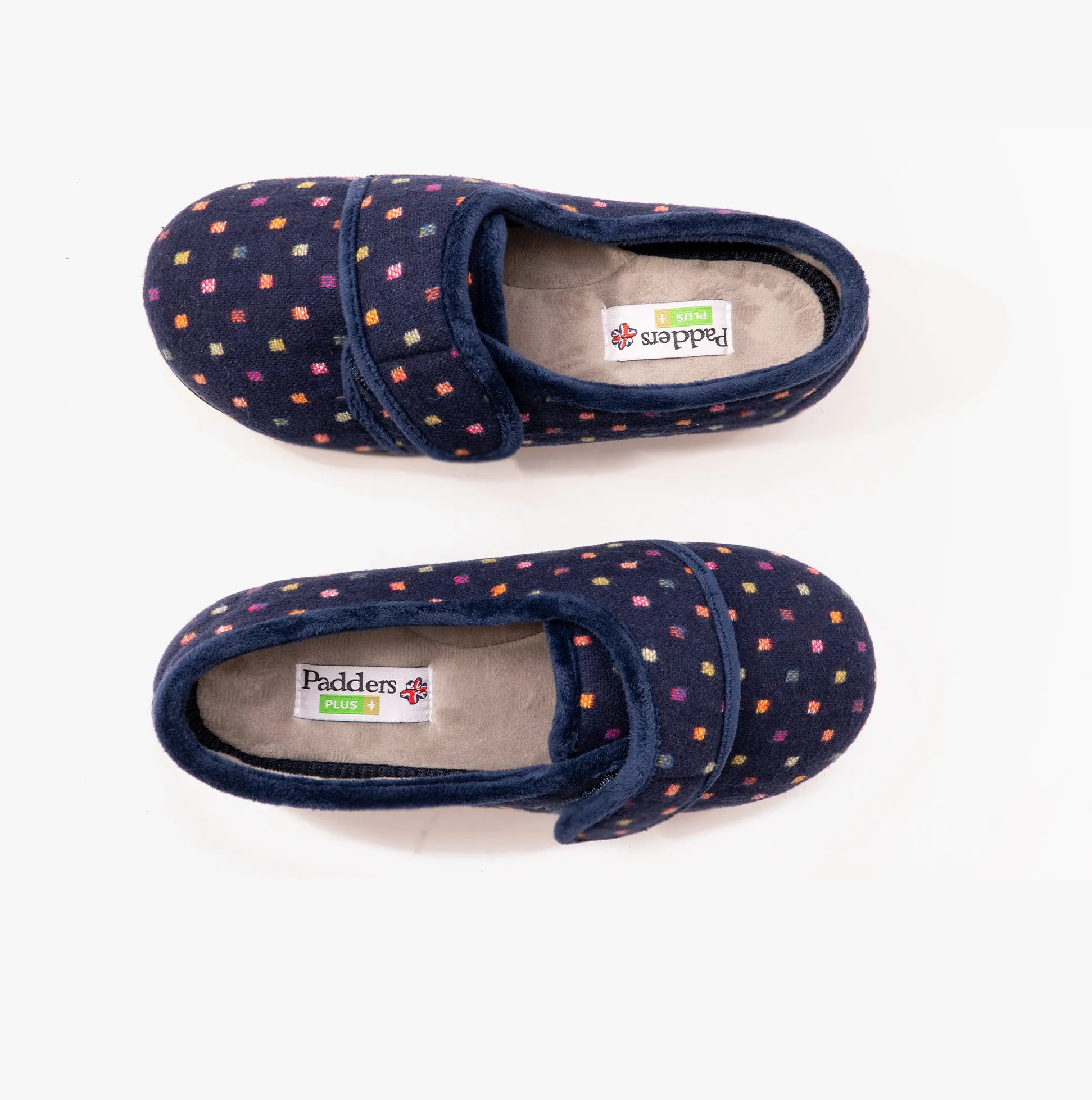 Padders LOTTY Womens (4E/6E) Full Slippers Navy sold by Shuperb product image thumbnail 3