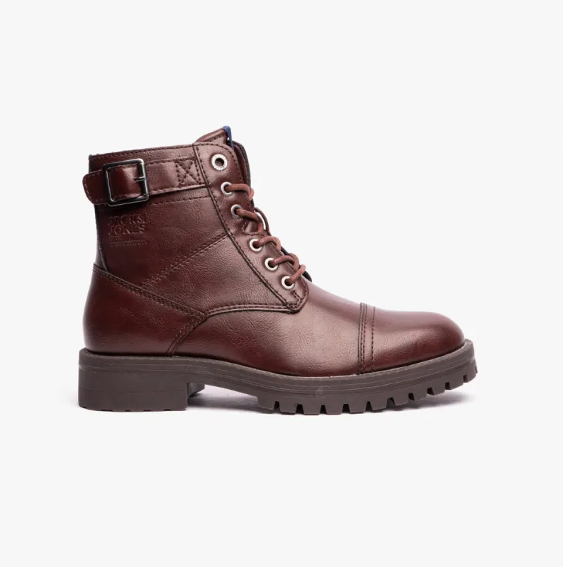JFWELTON Boots Mens Brandy Brown made by Jack & Jones