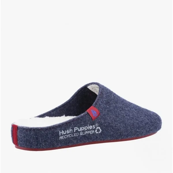 Hush Puppies GOOD Mens Recycled Felt Mule Slippers Navy sold by Shuperb product image thumbnail 4