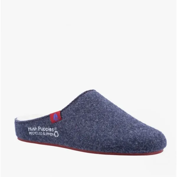 Hush Puppies GOOD Mens Recycled Felt Mule Slippers Navy sold by Shuperb product image thumbnail 2