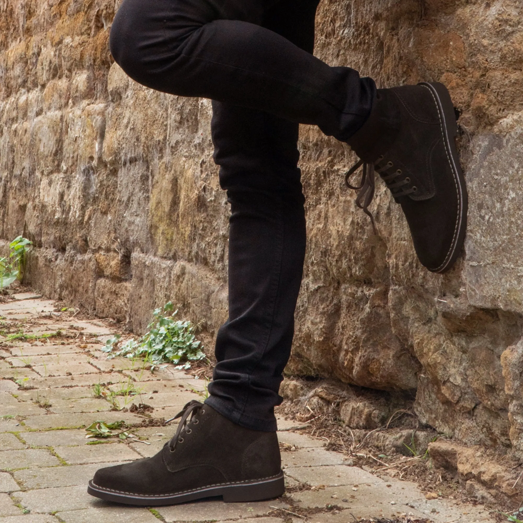 Popps RANGER Mens Desert Boots Dark Brown sold by Shuperb product image thumbnail 2