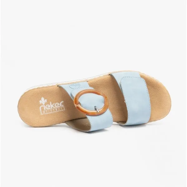 V0692-10 Ladies Twin-Strap Sandals Blue sold by Shuperb product image thumbnail 4