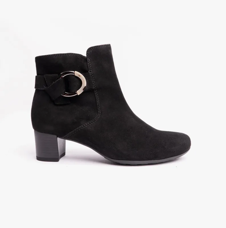 Gabor HEMP Womens Ankle Boots Black sold by Shuperb