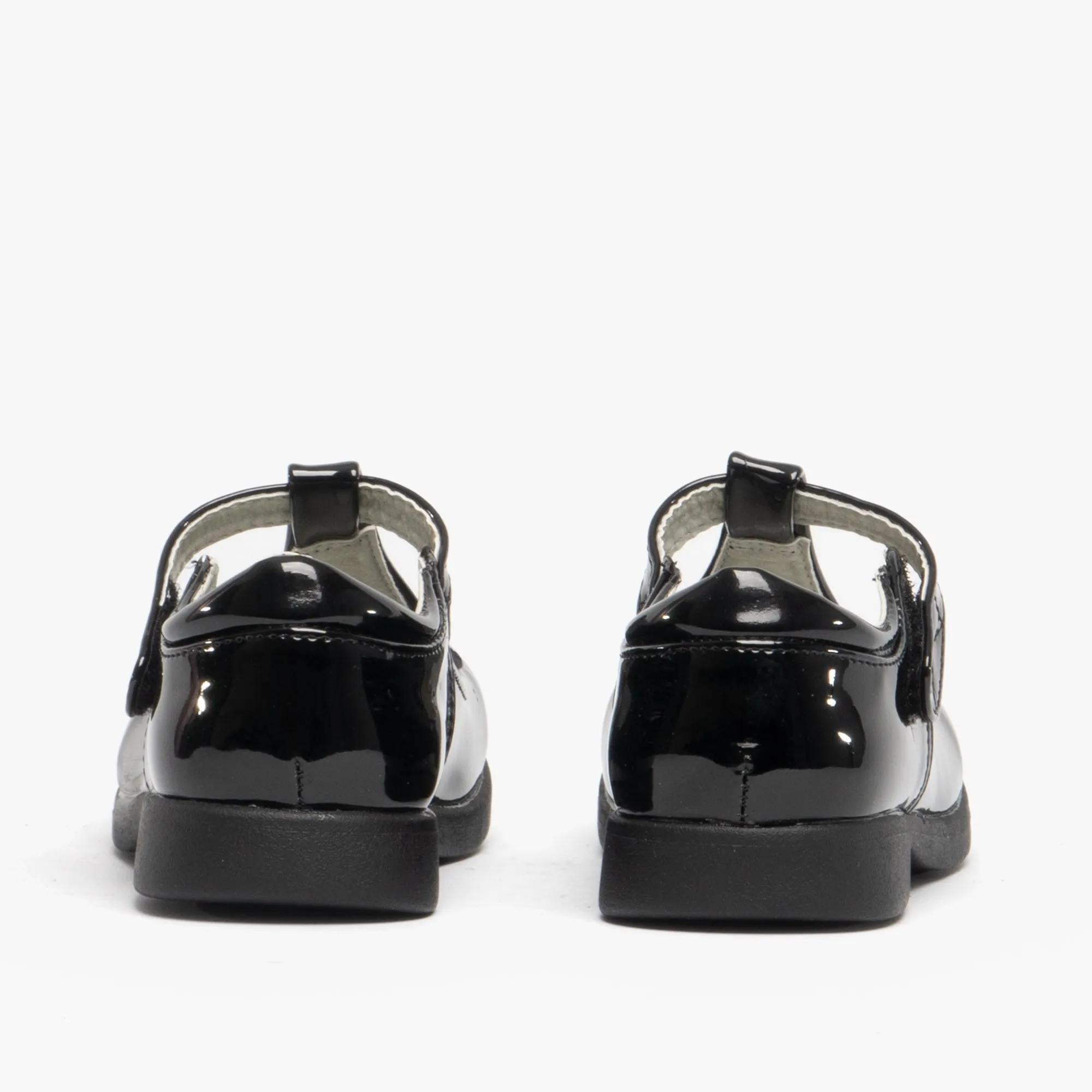 Boulevard Girls Touch Fasten T-Bar School Shoes Black Patent sold by Shuperb product image thumbnail 5