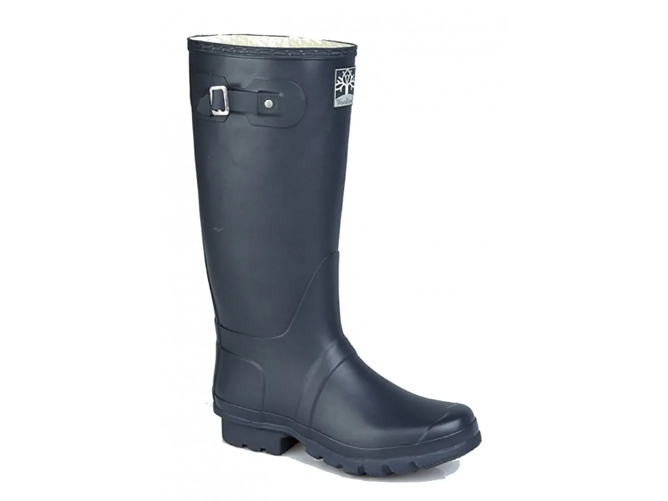 Woodland COUNTRY Wide Calf Unisex Buckle Wellington Boots Navy Blue sold by Shuperb