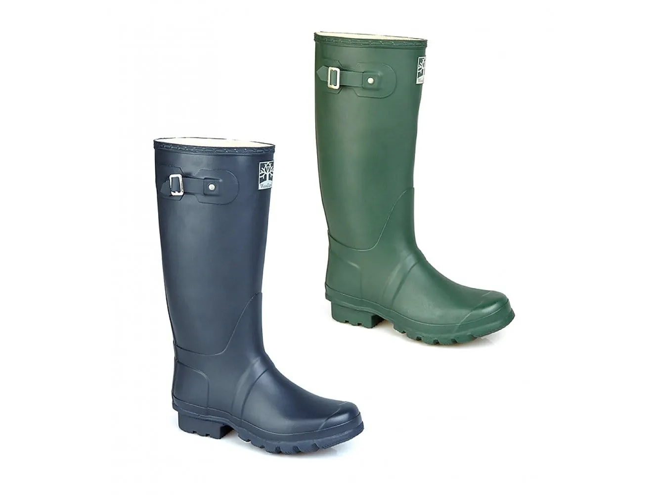 Woodland COUNTRY Wide Calf Unisex Buckle Wellington Boots Navy Blue sold by Shuperb product image thumbnail 2
