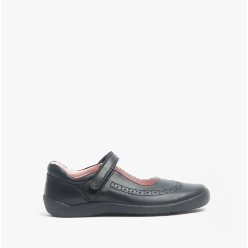 Start-Rite SPIRIT Girls Leather Mary Jane School Shoes Black sold by Shuperb