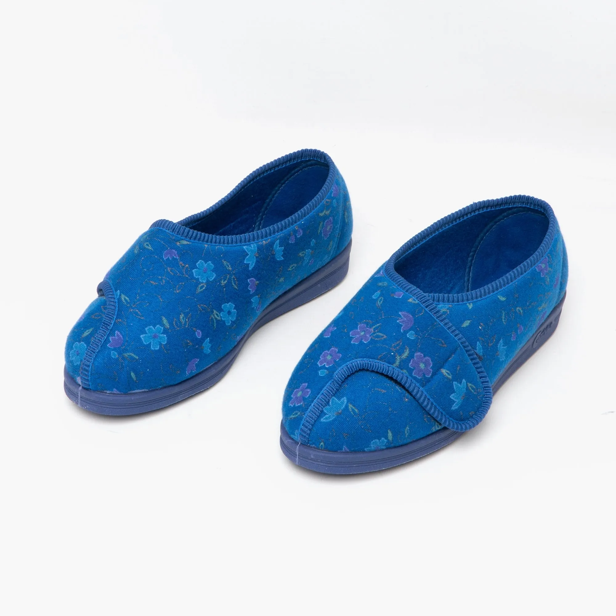 Comfylux DAVINA Womens Full Slippers Navy sold by Shuperb product image thumbnail 2
