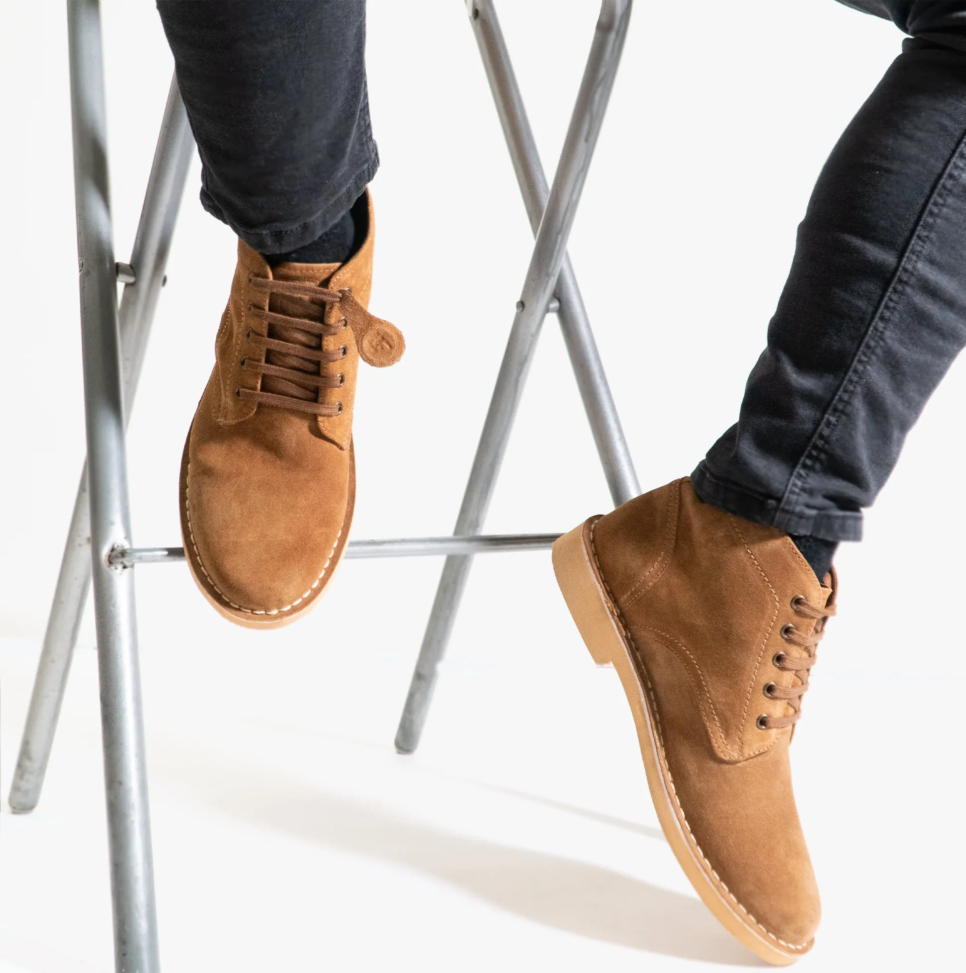 Popps RANGER Mens Desert Boots Cognac sold by Shuperb product image thumbnail 2