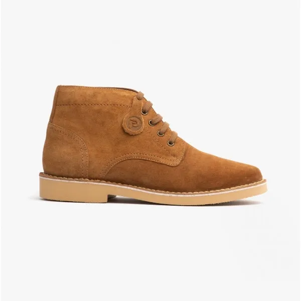 Popps RANGER Mens Desert Boots Cognac sold by Shuperb