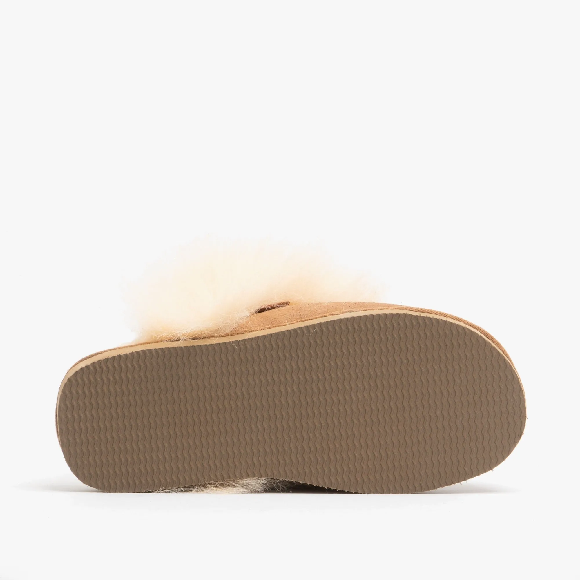 Shepherd EVELINA Womens Sheepskin Mules Chestnut sold by Shuperb product image thumbnail 3