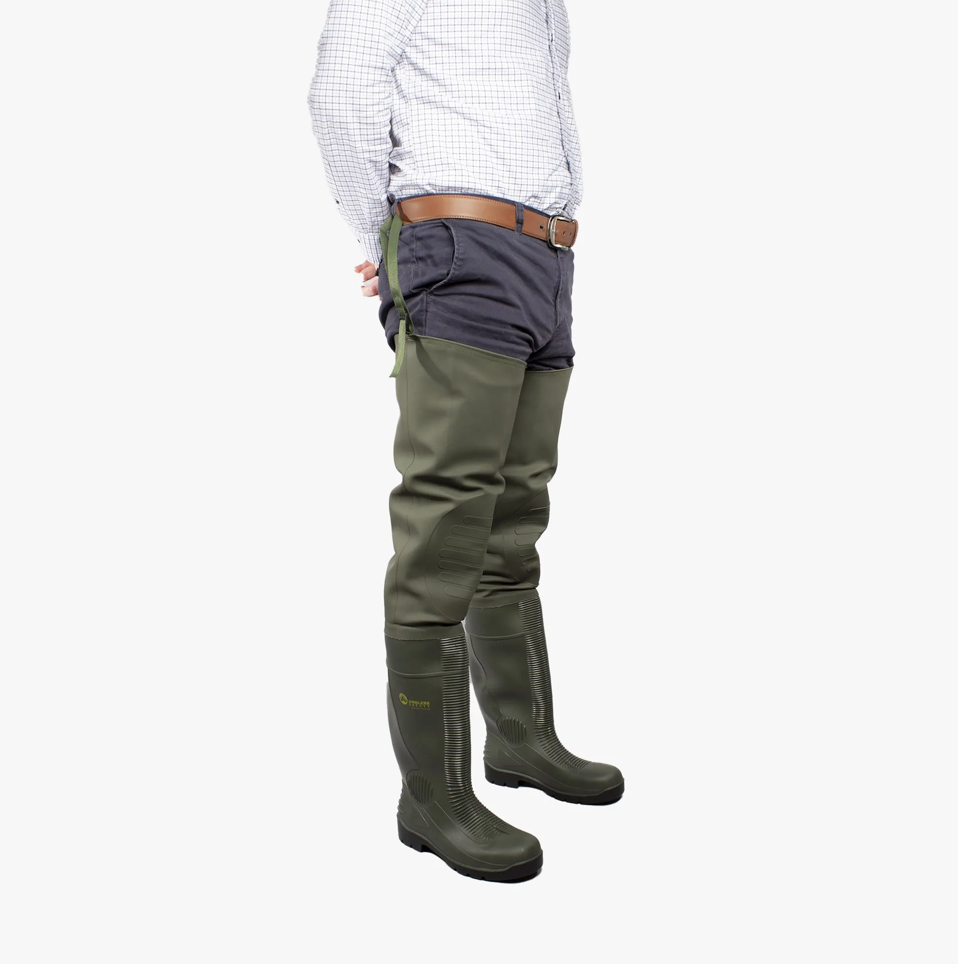 AS1003TW FORTH Unisex Safety Thigh Waders Green sold by Shuperb product image thumbnail 5