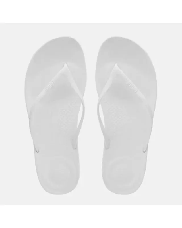 FitFlop IQUSHION Womens Flip Flop Urban White sold by Shuperb
