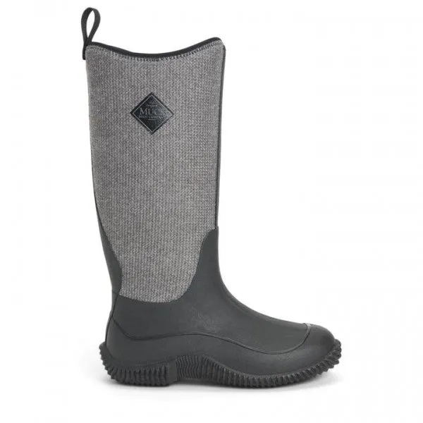 Muck Boots HALE HERRINGBONE Womens Rubber Wellington Boots Black sold by Shuperb