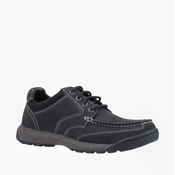 Hush Puppies DOMINIC Mens Leather Casual Shoes Black sold by Shuperb product image thumbnail 2