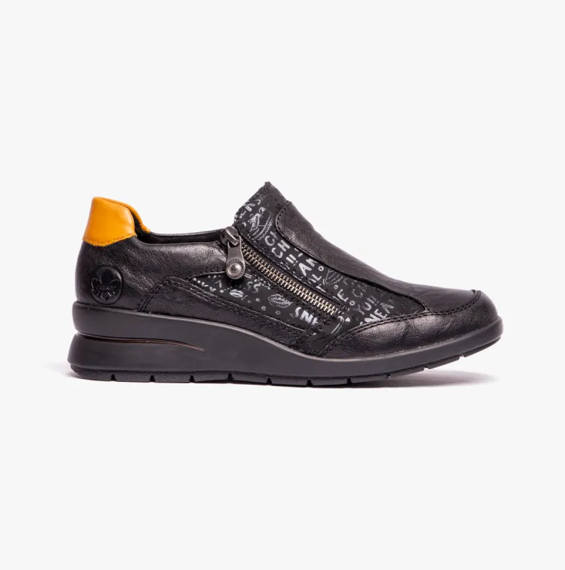 Rieker L4850-00 Womens Shoes Black sold by Shuperb