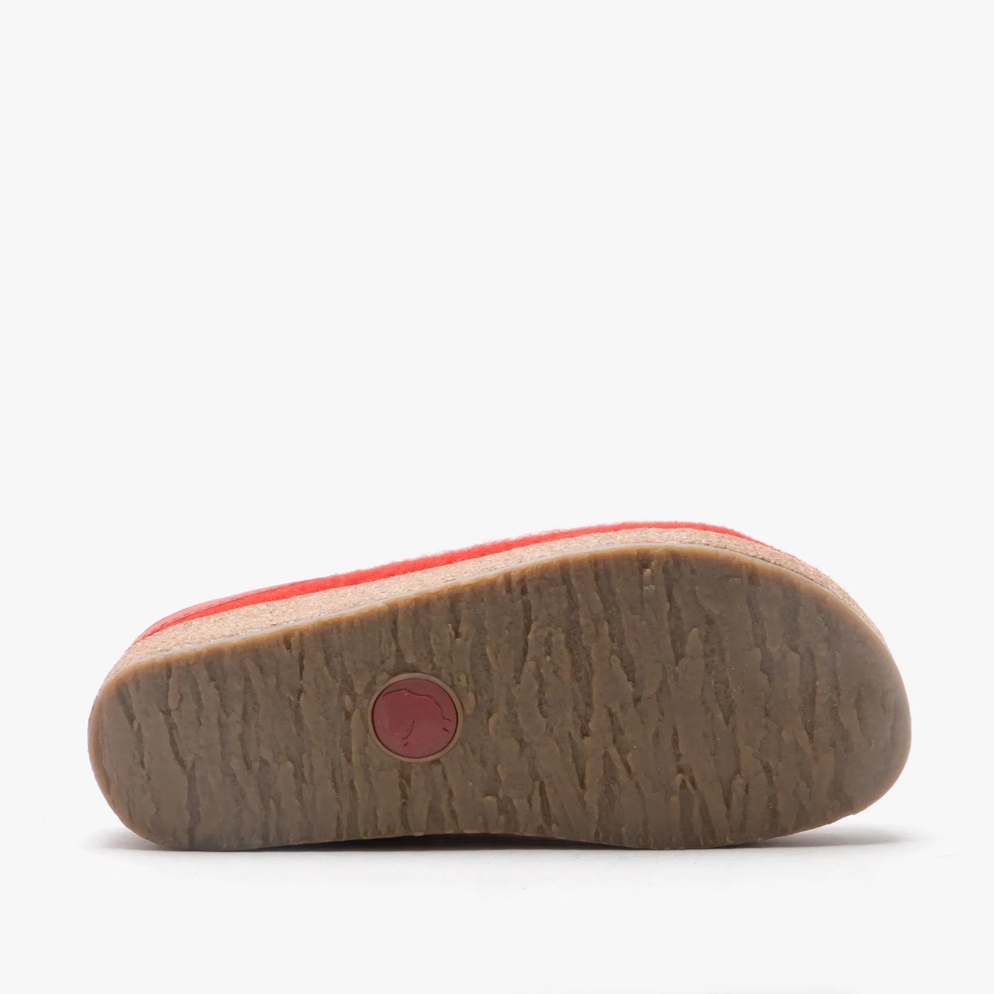 TORBEN Ladies Felt Wide Fit Mule Slippers Red sold by Shuperb product image thumbnail 4