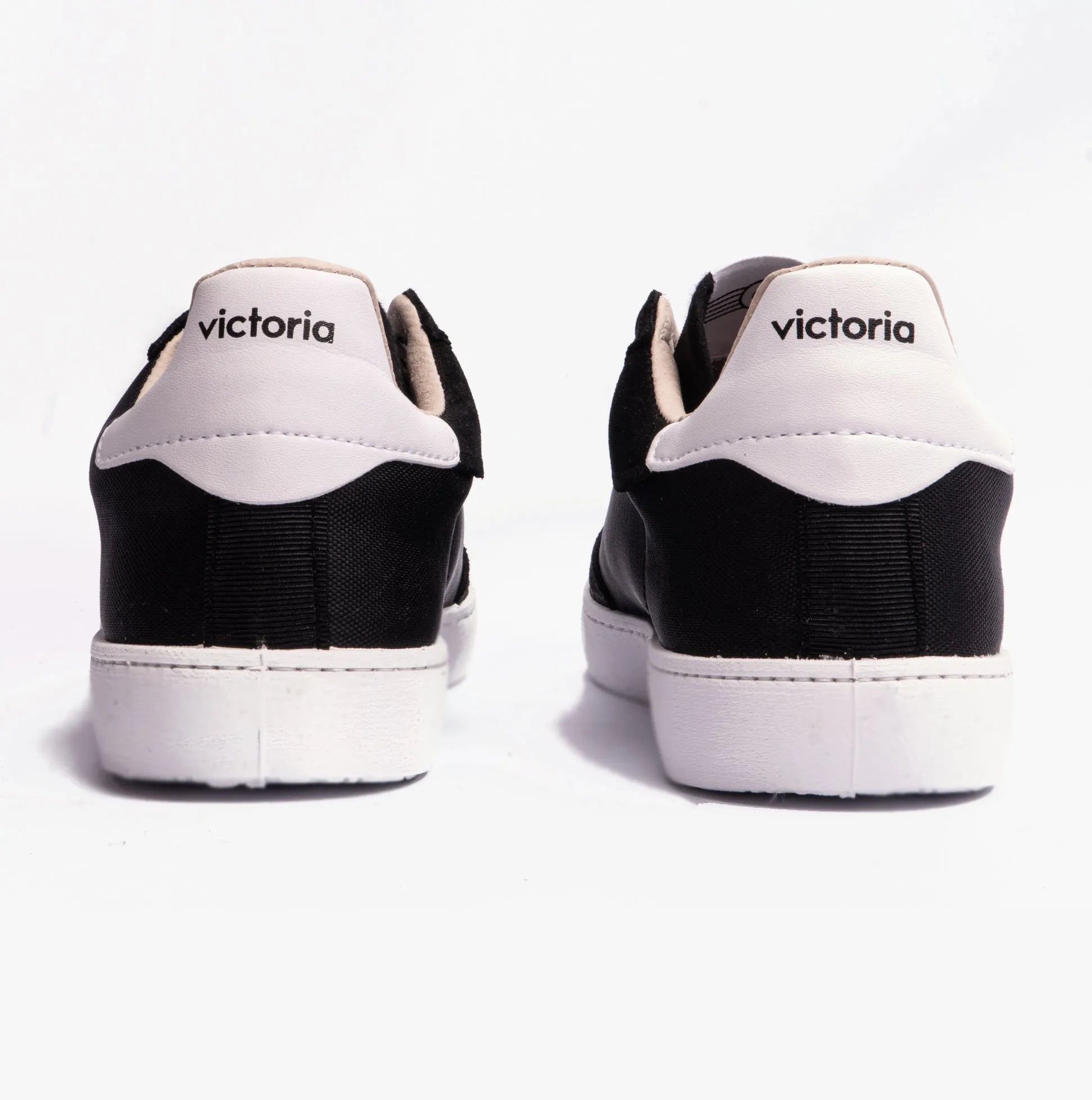 Victoria BERLIN SPLIT LEATHER & NYLON Womens Trainers Negro sold by Shuperb product image thumbnail 4