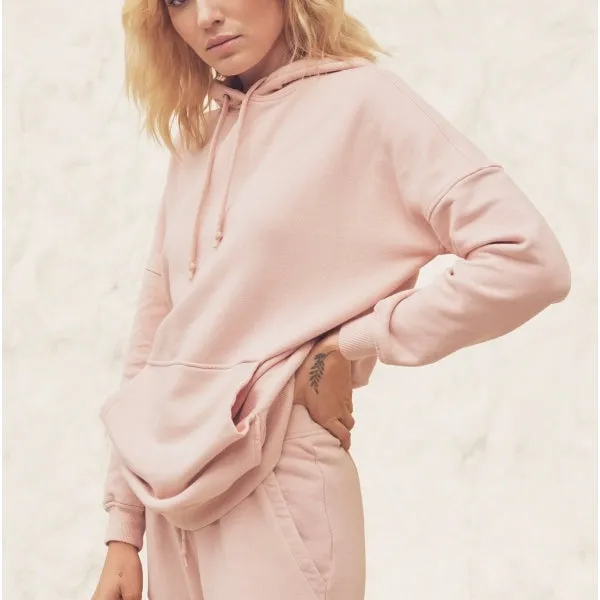 UGG SIMONE Womens Cotton Blend Boyfriend Hoodie Rosewater sold by Shuperb product image thumbnail 3