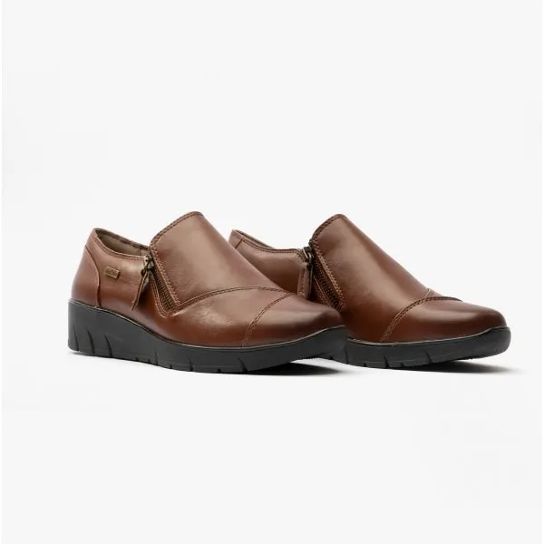 Jana 24660-29-305 Womens Leather Shoes Brown sold by Shuperb product image thumbnail 2