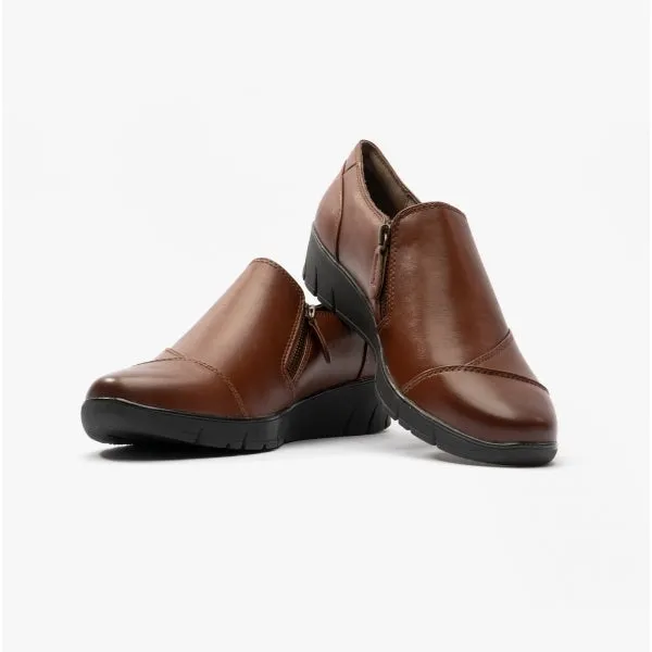 Jana 24660-29-305 Womens Leather Shoes Brown sold by Shuperb product image thumbnail 5