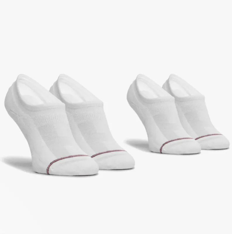 Iconic Footie 2 Pack Mens Socks White made by Tommy Hilfiger