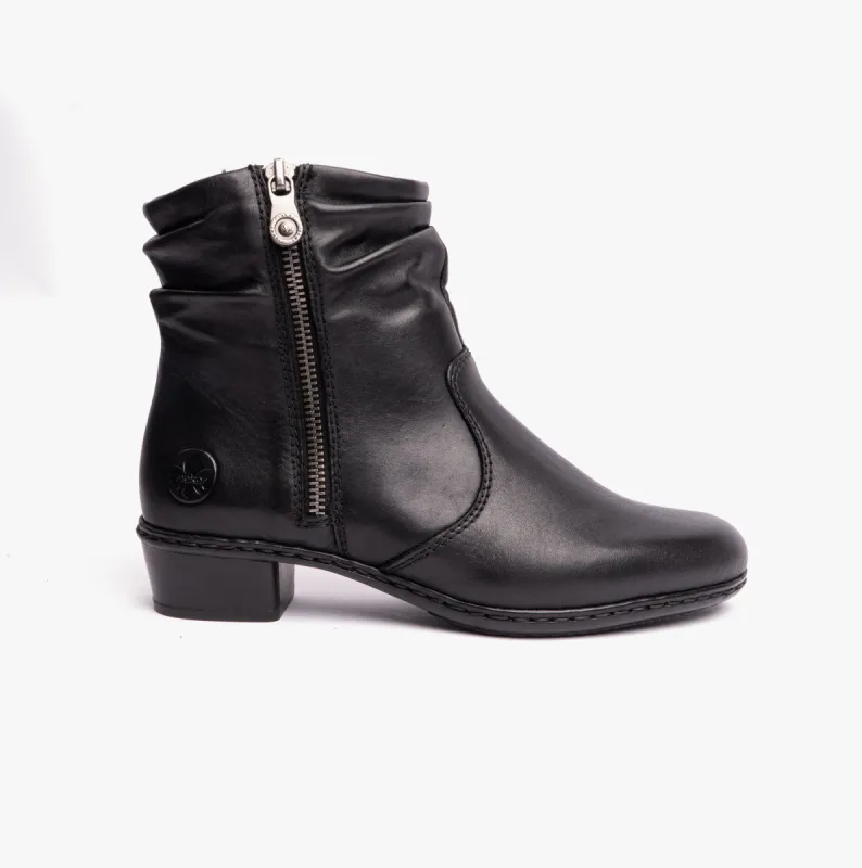 Y0756-00 Womens Leather Boots Black sold by Shuperb