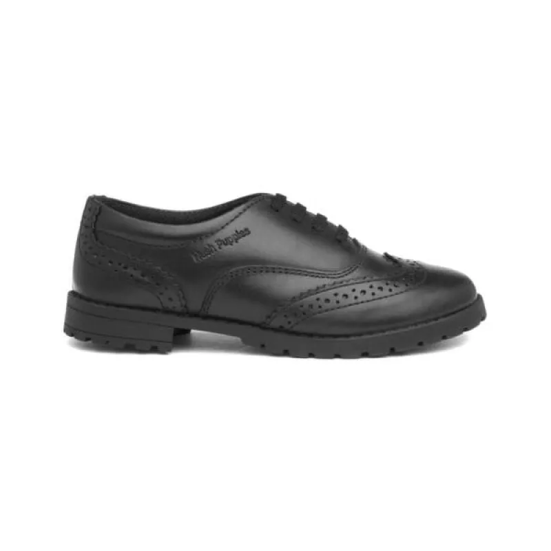 Hush Puppies EADIE JUNIOR Girls Leather Oxford School Shoes sold by Shuperb