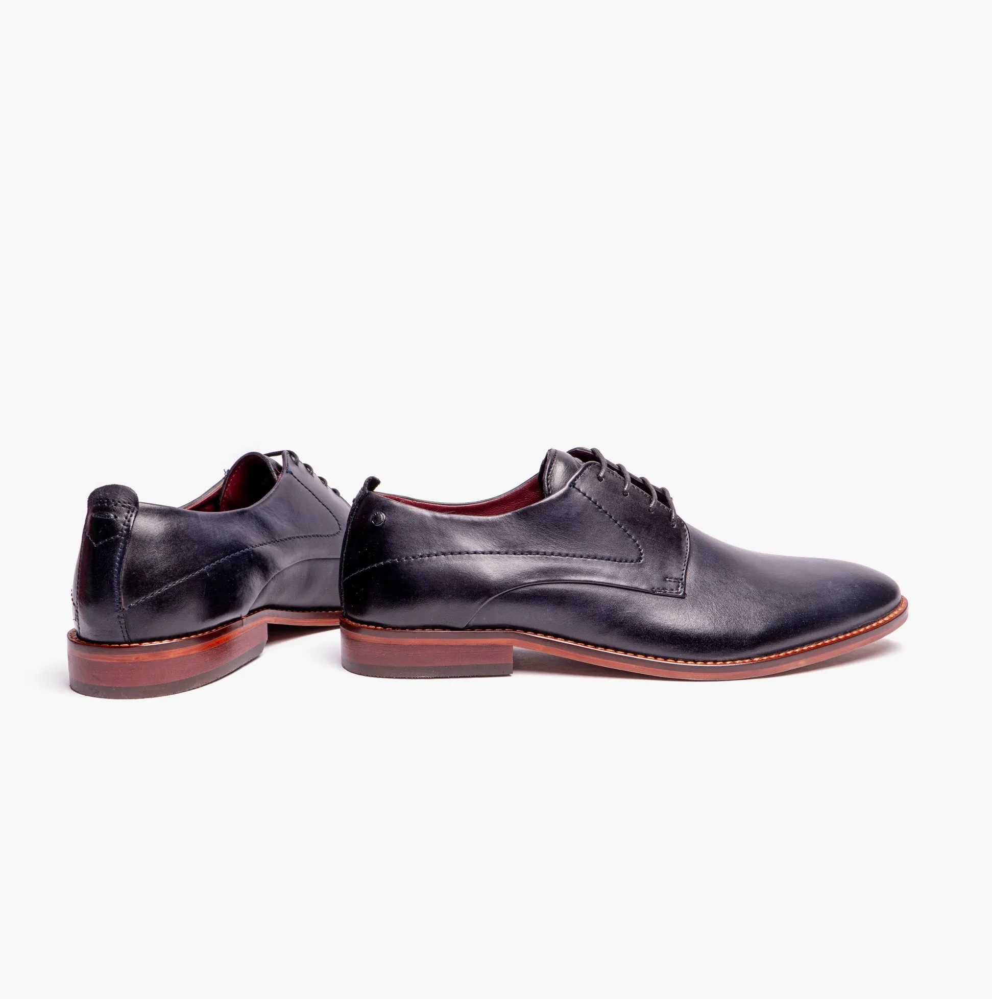 Base London SCRIPT Mens Derby Shoes Navy sold by Shuperb product image thumbnail 2