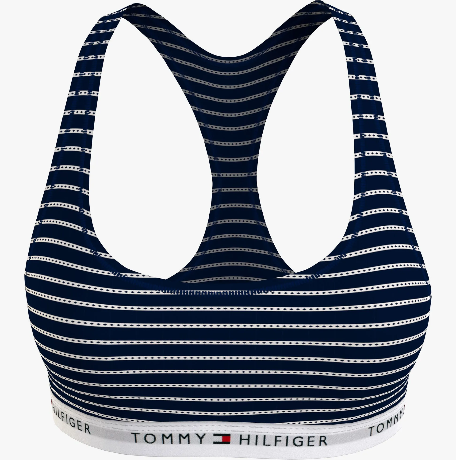 Tommy Hilfiger BRALETTE PRINT Womens Underwear Argyle Stripe Desert Sky sold by Shuperb