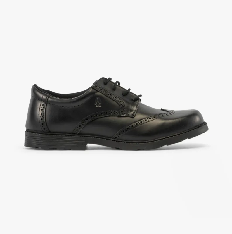 Hush Puppies JACOB SNR Boys Shoes Black sold by Shuperb