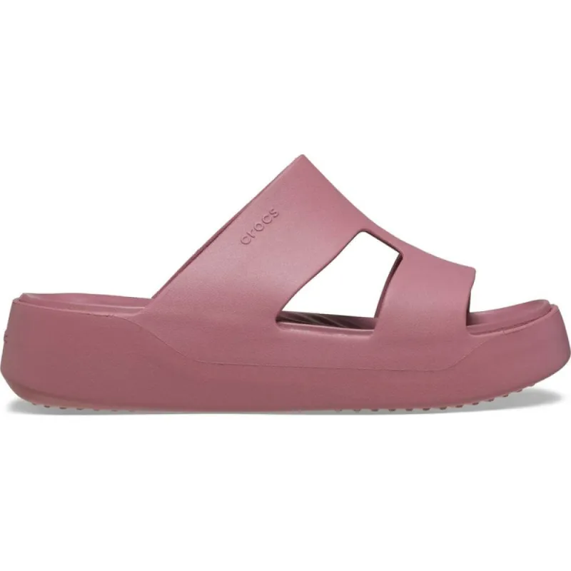 Crocs 209409-5PG GETAWAY PLATFORM H-STRAP Womens Sliders Cassis sold by Shuperb