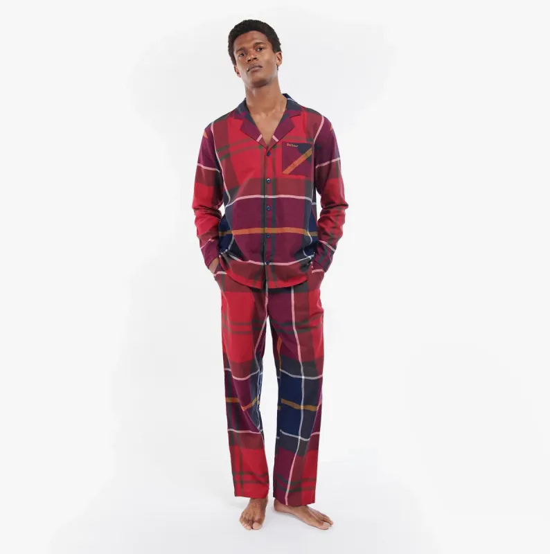 LARGE SCALE LAITH Mens Pyjama Set Large Red Tartan sold by Shuperb
