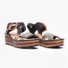Rieker 68176-00 Womens Sandals Black Multi sold by Shuperb