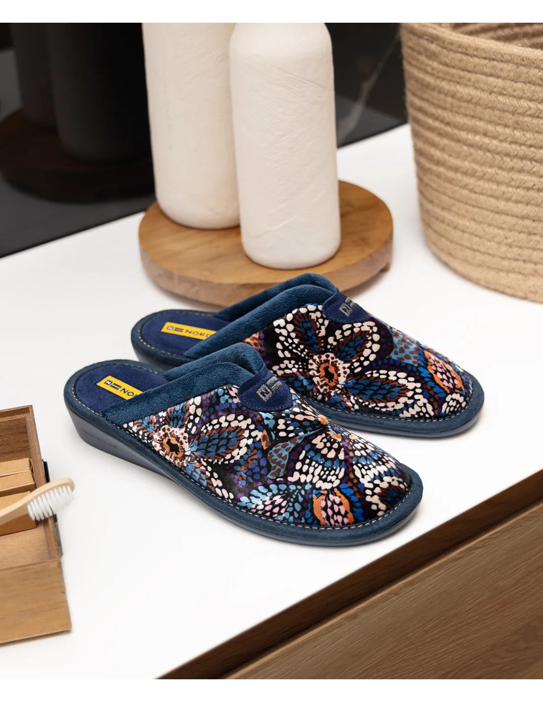 Nordikas 2155 Womens Mule Slippers Multi sold by Shuperb product image thumbnail 2