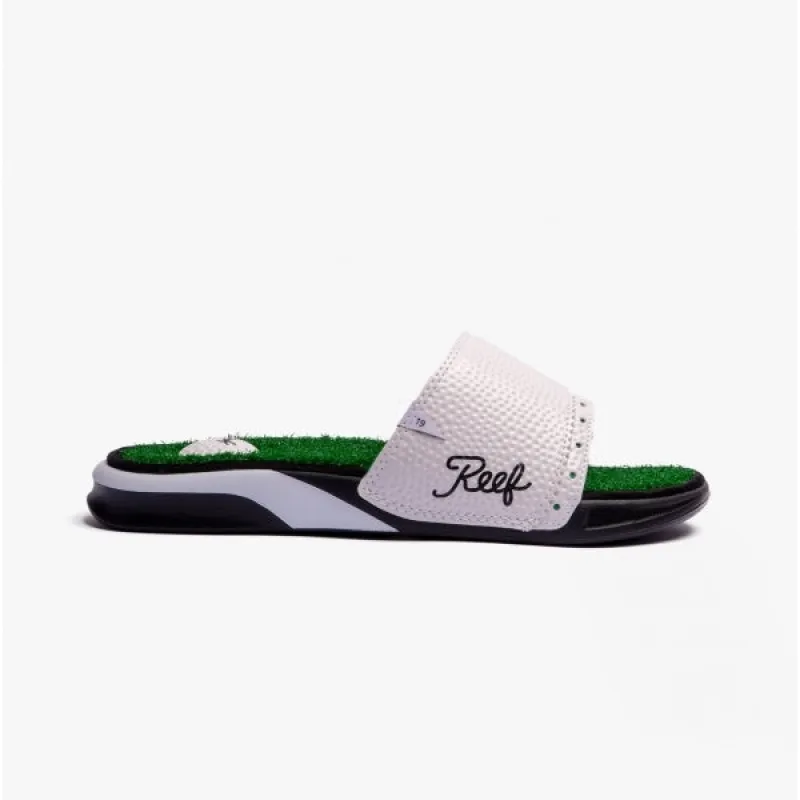 MULLIGAN SLIDE Mens Sliders Green made by Reef
