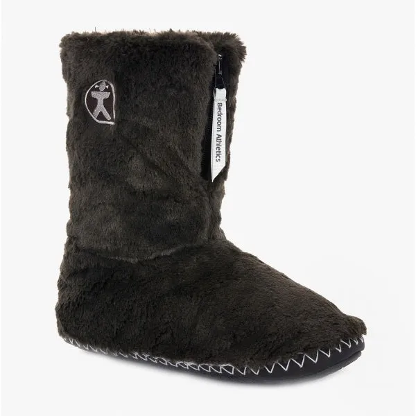 Bedroom Athletics MARILYN Womens Faux Fur Boot Slippers Charcoal sold by Shuperb product image thumbnail 2