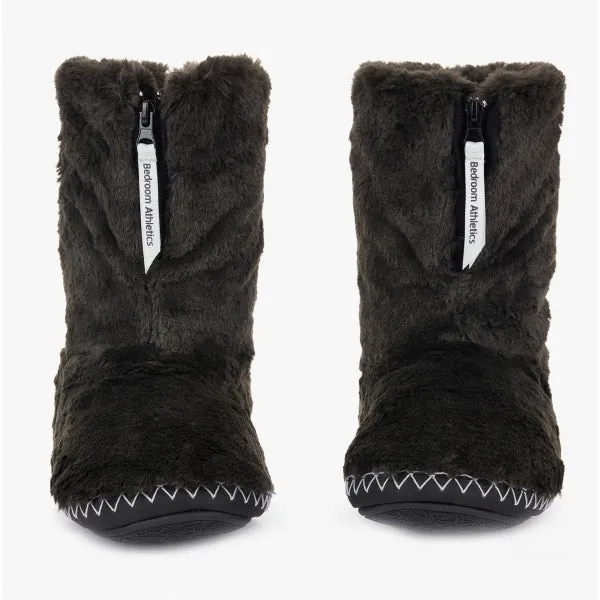 Bedroom Athletics MARILYN Womens Faux Fur Boot Slippers Charcoal sold by Shuperb product image thumbnail 3