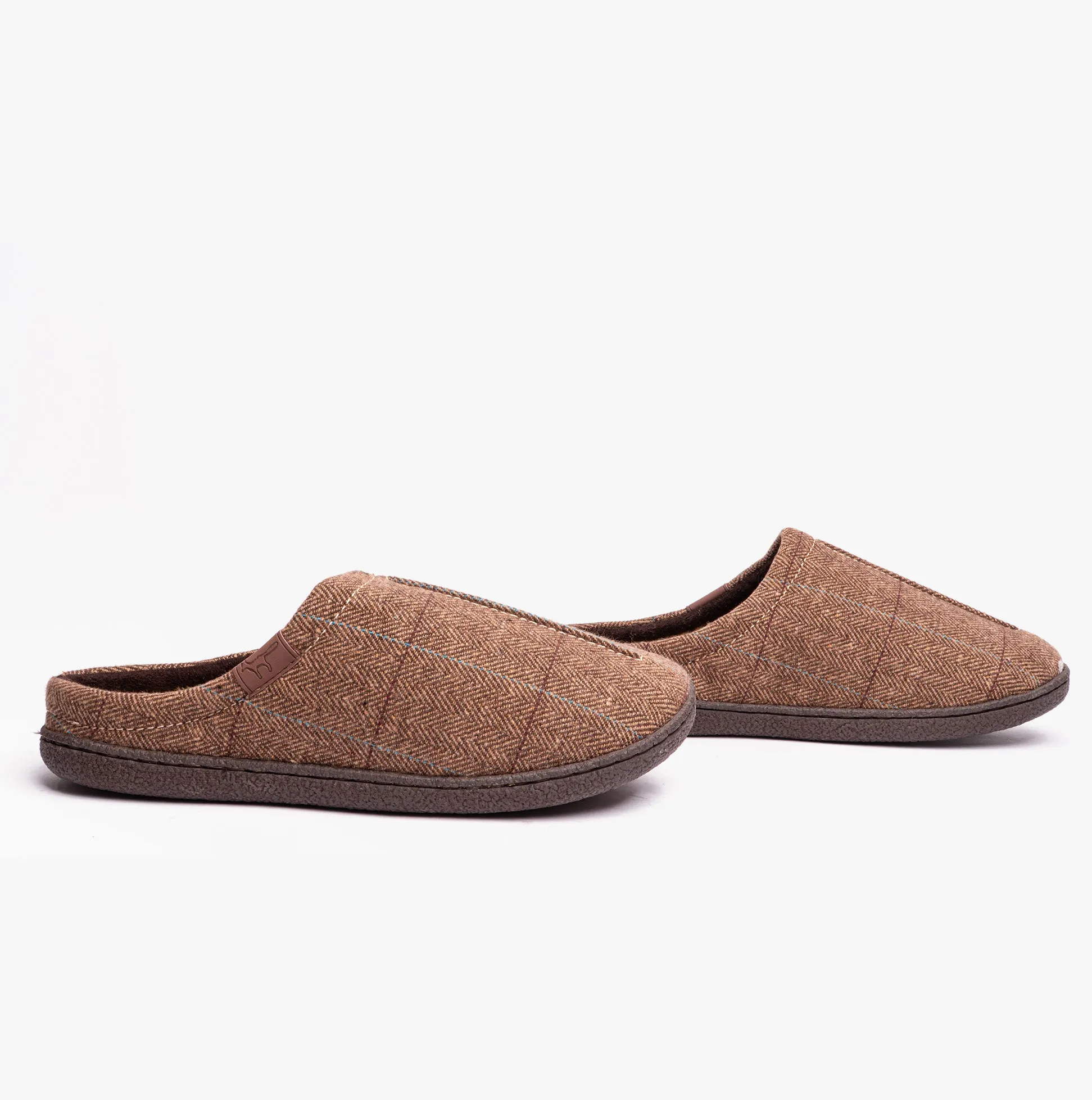 HARRISON Mens Mule Slippers Brown sold by Shuperb product image thumbnail 2